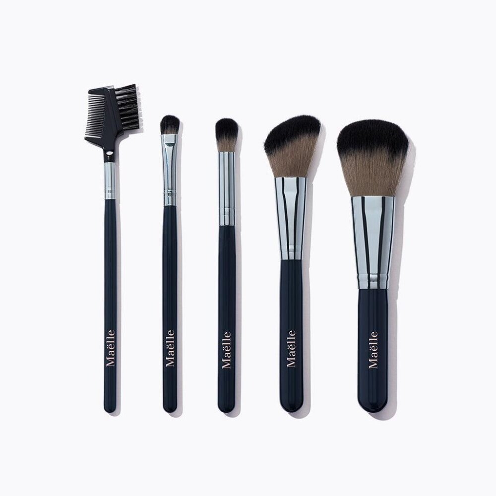 Maelle Like a Pro! ESSENTIAL BRUSH KIT - Makeup Artist Pro MUA Brushes 5 pcs set